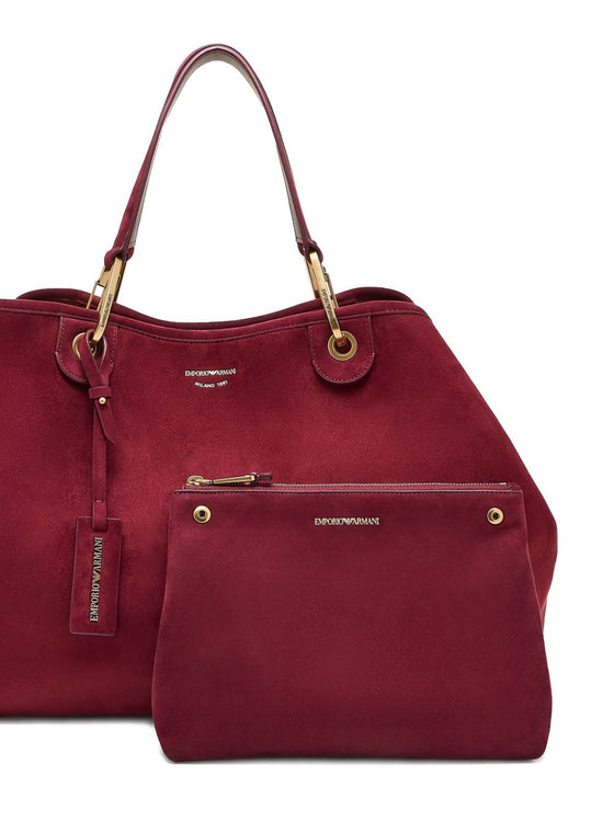 Emporio Armani Large MyEA shopper in imitation suede