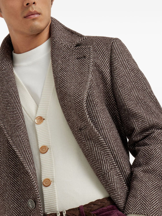 Brunello Cucinelli Coats Brown