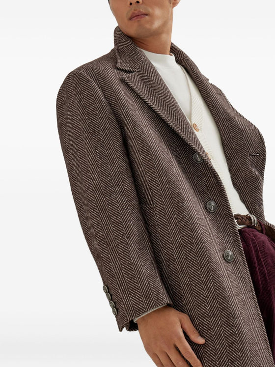 Brunello Cucinelli Coats Brown