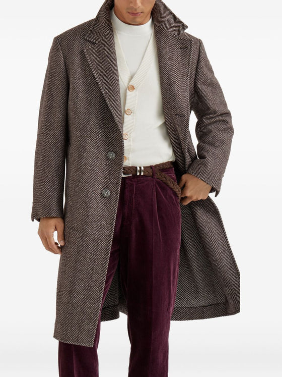 Brunello Cucinelli Coats Brown