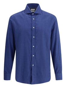  Brunello Cucinelli Shirts Blue