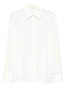  Ermanno Scervino Shirt with lace trim