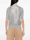 Ermanno Scervino Ribbed short-sleeved T-shirt