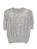 Ermanno Scervino Ribbed short-sleeved T-shirt