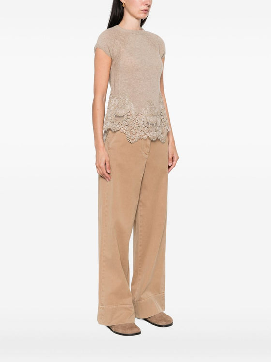 Ermanno Scervino Top Dove Grey
