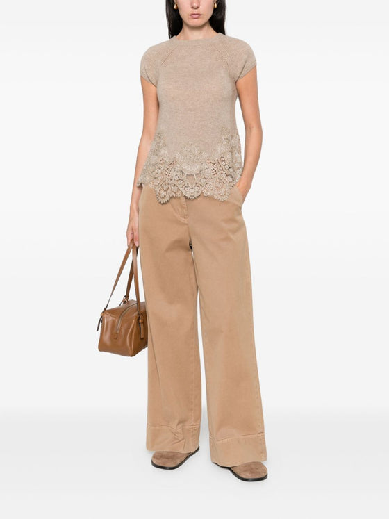 Ermanno Scervino Top Dove Grey