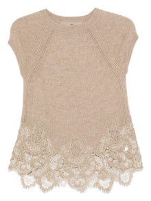  Ermanno Scervino Top Dove Grey