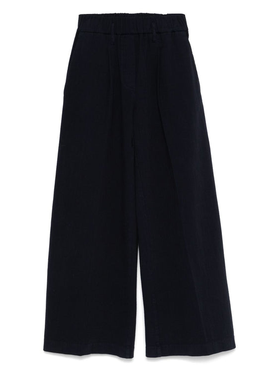 Forte Forte Trousers Blue