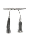 Forte Forte Crystal-embellished tassel belt