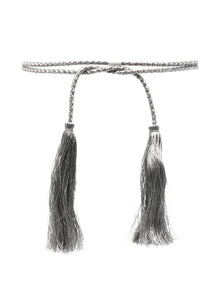  Forte Forte Crystal-embellished tassel belt