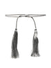 Forte Forte Crystal-embellished tassel belt