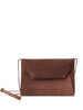 Brunello Cucinelli BC Duo pochette in suede with precious chain