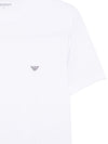 Emporio Armani Fitted loungewear t-shirt in soft modal