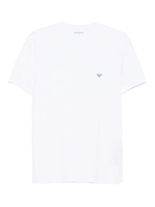  Emporio Armani Fitted loungewear t-shirt in soft modal