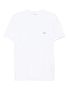 Emporio Armani Fitted loungewear t-shirt in soft modal