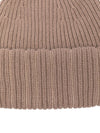 Fabiana Filippi Ribbed metallic-thread beanie hat