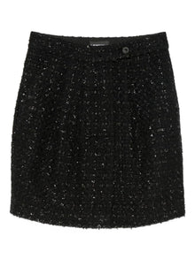  Emporio Armani Tweed sequin mini skirt