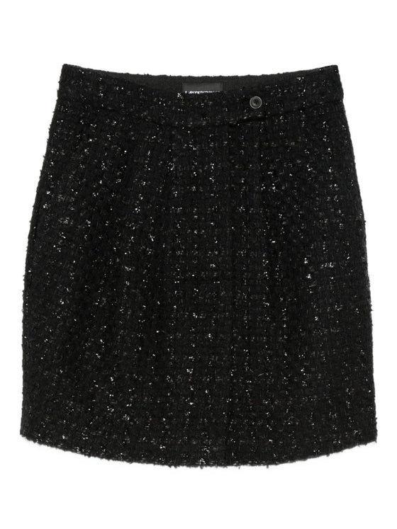 Emporio Armani Tweed sequin mini skirt