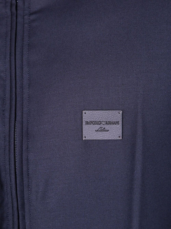 Emporio Armani Coats Blue