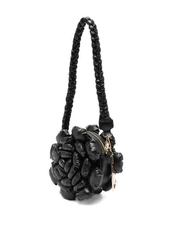 La Milanesa Rose-shaped braided-strap shoulder bag