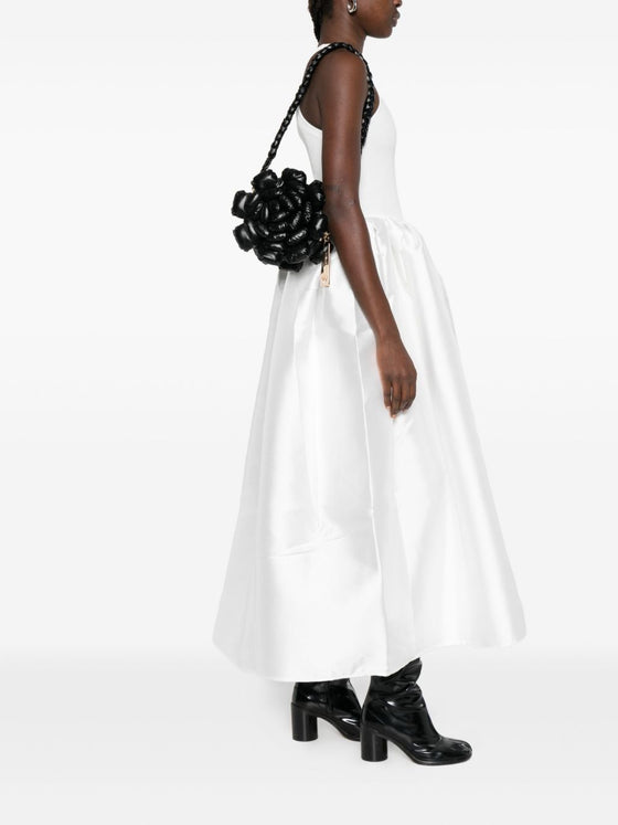 La Milanesa Rose-shaped braided-strap shoulder bag