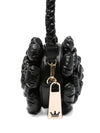 La Milanesa Rose-shaped braided-strap shoulder bag