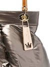 La Milanesa Bamboo-handle quilted tote bag