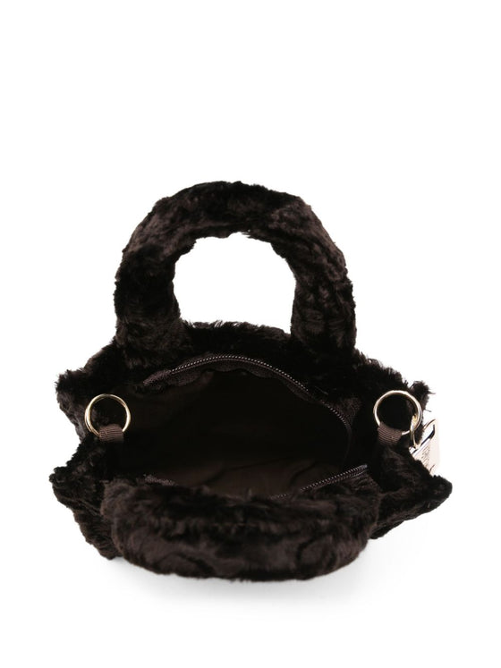 La Milanesa Faux-fur double-handle tote bag