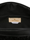 La Milanesa Textured buckle shoulder bag