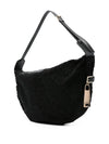 La Milanesa Textured buckle shoulder bag