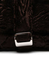 La Milanesa Textured buckle shoulder bag