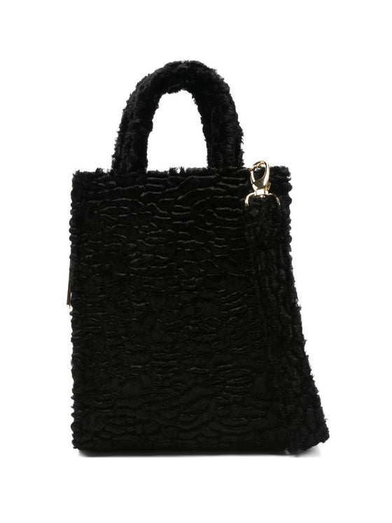 La Milanesa Faux-fur double-handle tote bag