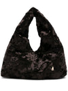 La Milanesa Crushed-texture tote bag