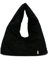 La Milanesa Textured triangular tote bag