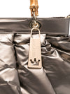 La Milanesa Bamboo-handle quilted tote bag