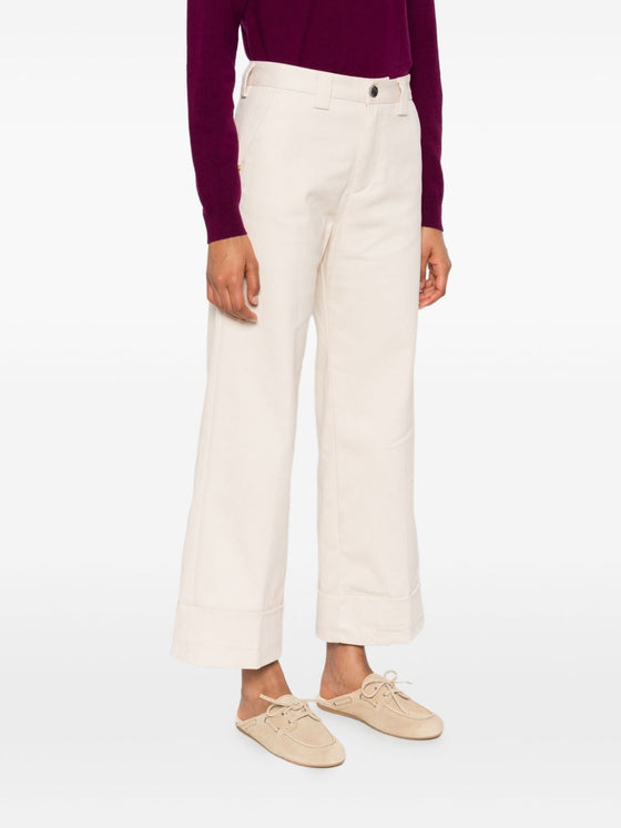 WHITE SAND Trousers Beige