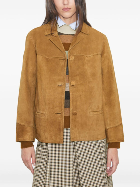 Tory Burch Jackets Leather Brown