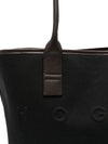 Hogan Pre Script Shopping leather-trimmed tote bag