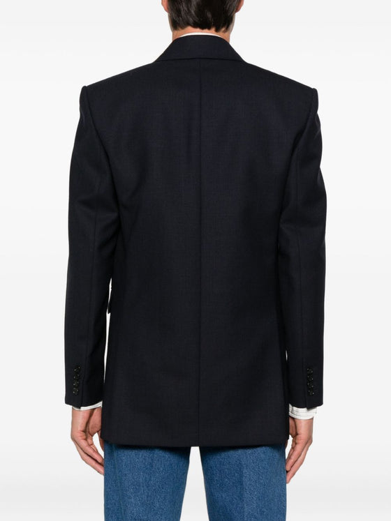 Saint Laurent Double-breasted wool blazer