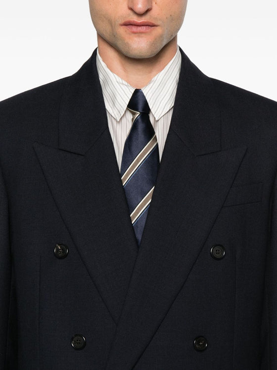 Saint Laurent Double-breasted wool blazer
