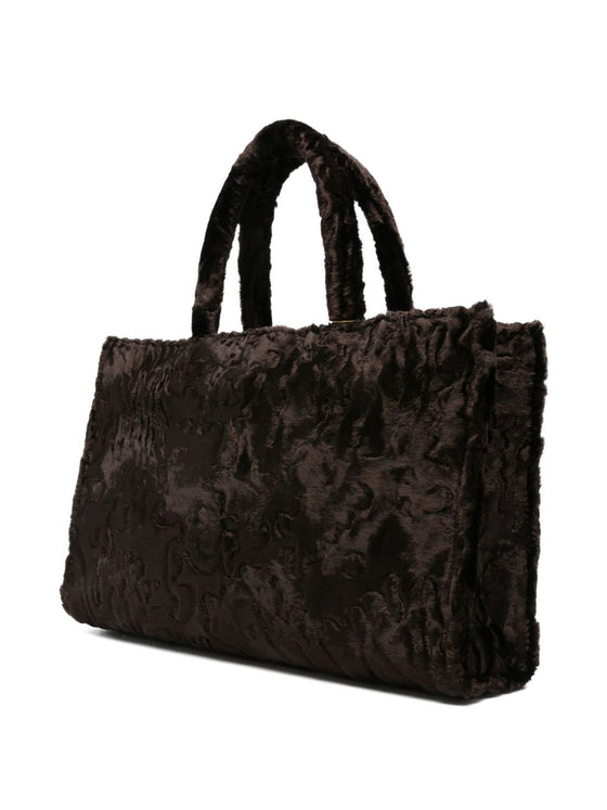 La Milanesa Liliana floral-pattern tote bag