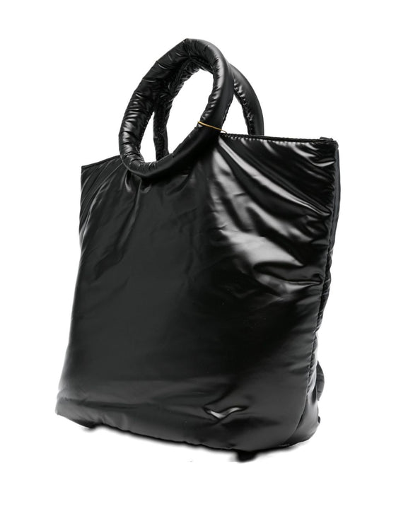 La Milanesa Klodiana padded circle-detail tote bag