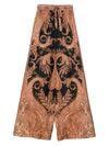 Zimmermann Paisley-print drawstring trousers