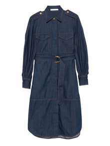  Zimmermann Belted denim shirt dress