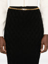Elisabetta Franchi Knitted midi skirt