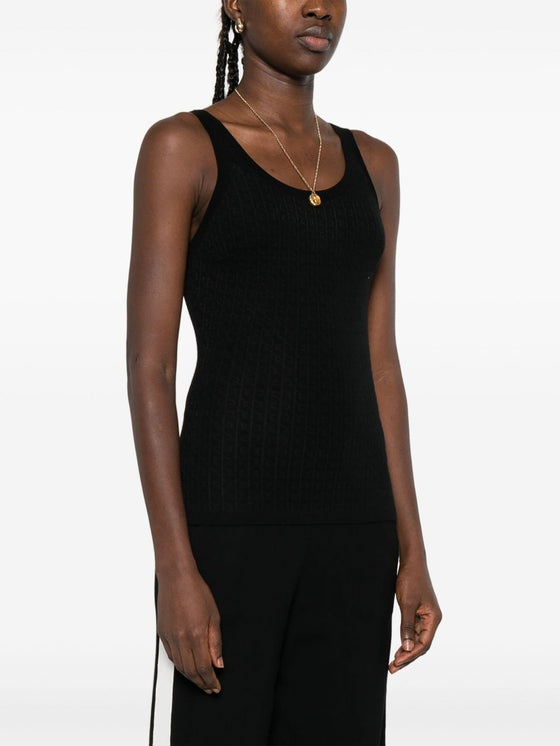 Elisabetta Franchi Top Black