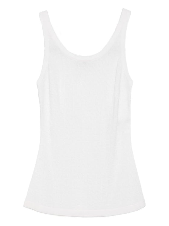 Elisabetta Franchi Top Ivory
