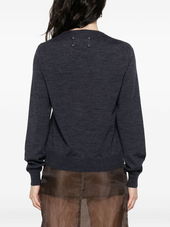 Maison Margiela Sweaters Blue