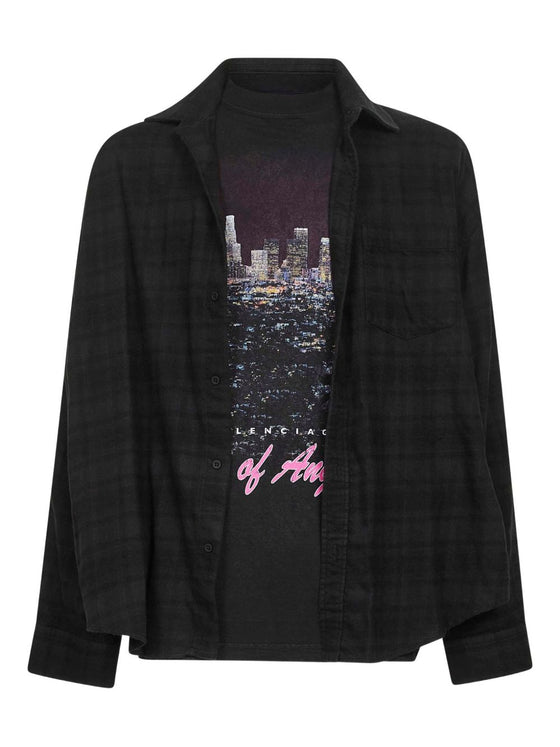 Balenciaga Layered cotton shirt