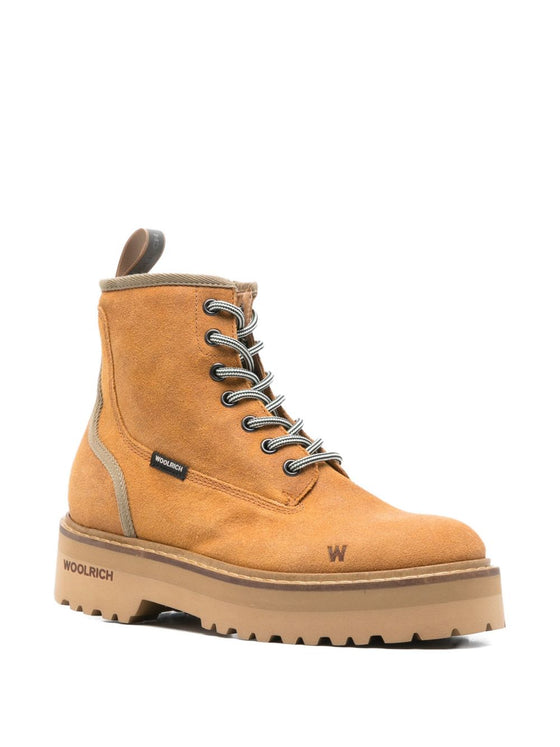 Woolrich Boots Leather Brown